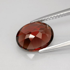 Pyrope Garnet Gemstone in 10 x 8 mm (calibrated) Size for Sale, Pyrope Garnet Stone in Deep Red Color