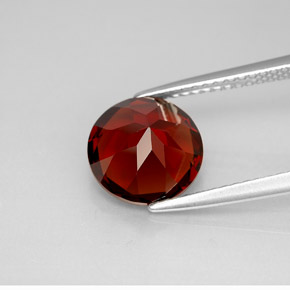 Pyrope Garnet Gemstone in 9 mm (calibrated) Size for Sale, Pyrope Garnet Stone in Deep Red Color