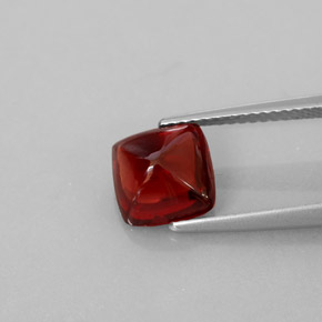 Pyrope Garnet Gemstone in 8 x 8 mm (calibrated) Size for Sale, Pyrope Garnet Stone in Deep Red Color