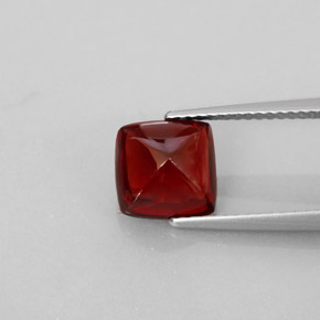 Pyrope Garnet Gemstone in 8 x 8 mm (calibrated) Size for Sale, Pyrope Garnet Stone in Deep Red Color