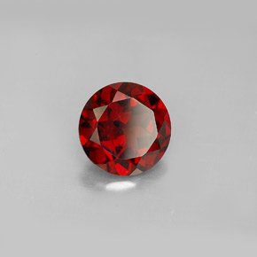 2.12 ct Red Pyrope Garnet Stone, Natural Pyrope Garnet in Round Facet Shape for Sale