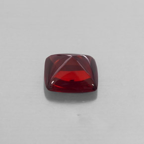 2.17 ct Red Pyrope Garnet Stone, Natural Pyrope Garnet in Cushion Cabochon Shape for Sale