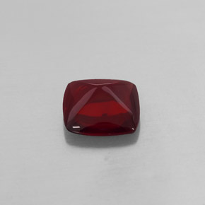 1.92 ct Red Pyrope Garnet Stone, Natural Pyrope Garnet in Cushion Cabochon Shape for Sale