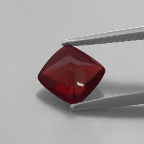 Pyrope Garnet Gemstone in 7.7 x 7.6 mm Size for Sale, Pyrope Garnet Stone in Red Color