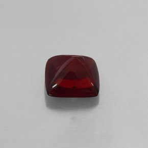 2.40 ct Red Pyrope Garnet Stone, Natural Pyrope Garnet in Cushion Cabochon Shape for Sale