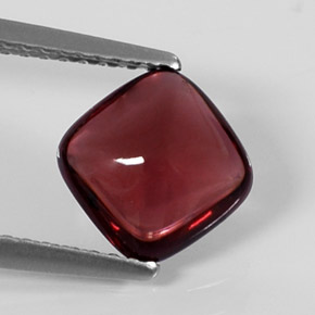 2.02 ct Red Pyrope Garnet Stone, Natural Pyrope Garnet in Cushion Cabochon Shape for Sale