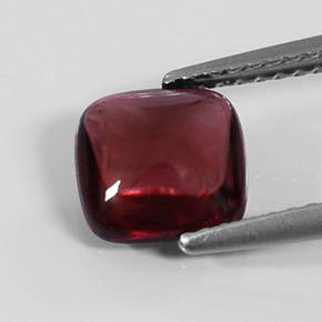 Pyrope Garnet Gemstone in 7.5 x 7.4 mm Size for Sale, Pyrope Garnet Stone in Deep Red Color