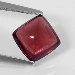 1.99 ct Red Pyrope Garnet Stone, Natural Pyrope Garnet in Cushion Cabochon Shape for Sale