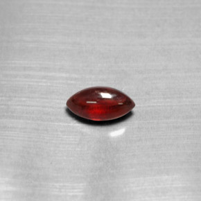 1.39 ct Red Pyrope Garnet Stone, Natural Pyrope Garnet in Marquise Cabochon Shape for Sale