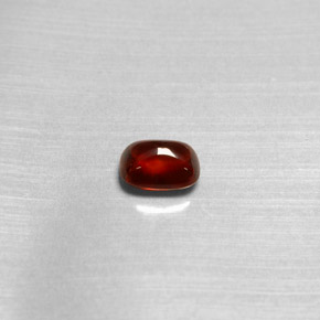 1.47 ct Red Pyrope Garnet Stone, Natural Pyrope Garnet in Cushion Cabochon Shape for Sale