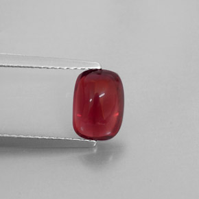 1.79 ct Red Pyrope Garnet Stone, Natural Pyrope Garnet in Cushion Cabochon Shape for Sale