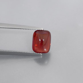 2.60 ct Red Pyrope Garnet Stone, Natural Pyrope Garnet in Cushion Cabochon Shape for Sale