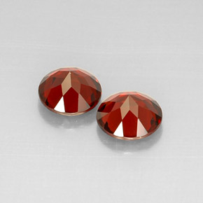 Pyrope Garnet Gemstone in 9 mm (calibrated) Size for Sale, Pyrope Garnet Stone in Deep Red Color