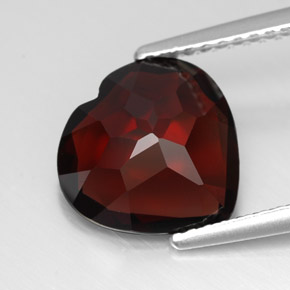 Pyrope Garnet Gemstone in 10 x 10 mm (calibrated) Size for Sale, Pyrope Garnet Stone in Deep Red Color