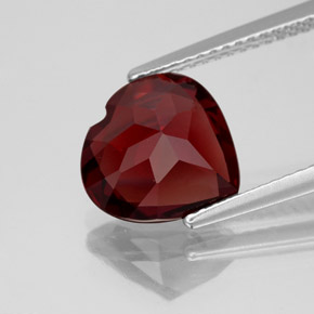 Pyrope Garnet Gemstone in 10 x 10 mm (calibrated) Size for Sale, Pyrope Garnet Stone in Deep Red Color