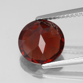Pyrope Garnet Gemstone in 9 mm (calibrated) Size for Sale, Pyrope Garnet Stone in Deep Red Color