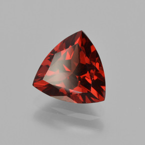 1.92 ct Red Pyrope Garnet Stone, Natural Pyrope Garnet in Trillion Facet Shape for Sale