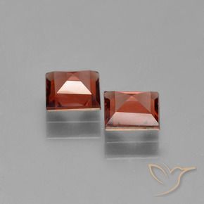 Pyrope Garnet Gemstones in 5 x 5 mm (calibrated) Size for Sale, Pyrope Garnet Stones in Deep Red Color