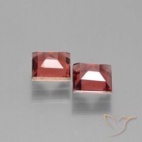 Pyrope Garnet Gemstones in 5 x 5 mm (calibrated) Size for Sale, Pyrope Garnet Stones in Deep Red Color