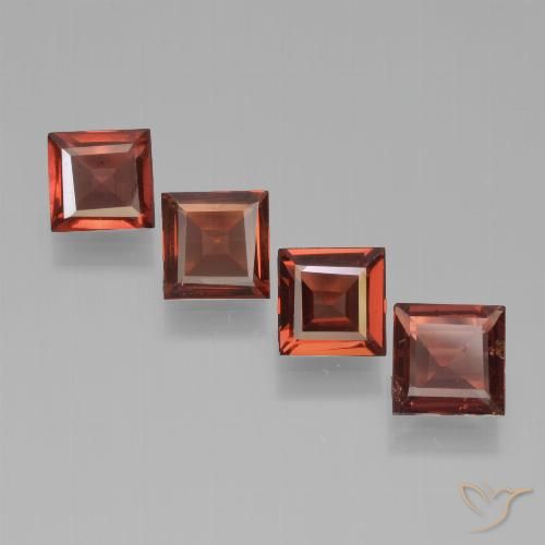 2.21ctw Natural Scarlet Red Pyrope Garnet, Square, VS