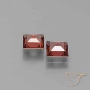 Pyrope Garnet Gemstones in 5 x 5 mm (calibrated) Size for Sale, Pyrope Garnet Stones in Brick Red Color