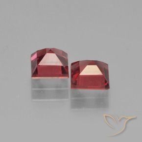 Pyrope Garnet Gemstones in 5 x 5 mm (calibrated) Size for Sale, Pyrope Garnet Stones in Deep Wine Red Color