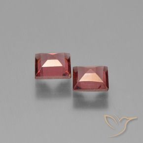 Pyrope Garnet Gemstones in 5 x 5 mm (calibrated) Size for Sale, Pyrope Garnet Stones in Deep Red Color