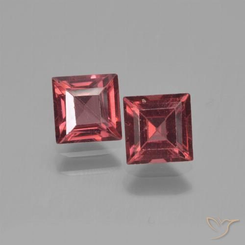 1.62ctw Natural Merlot Red Pyrope Garnet, Square, VVS