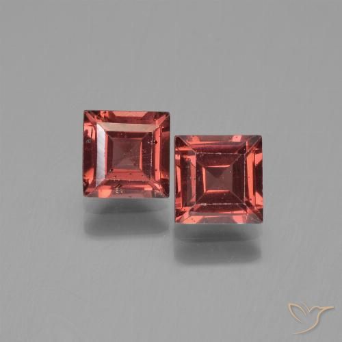 1.77ctw Natural Deep Red Pyrope Garnet, Square, VS
