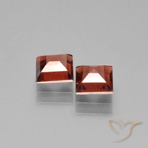 Pyrope Garnet Gemstones in 5 x 5 mm (calibrated) Size for Sale, Pyrope Garnet Stones in Deep Red Color