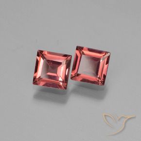 1.49 ctw Red Pyrope Garnet Stones, Natural Pyrope Garnet in Square Step-Cut Shape for Sale