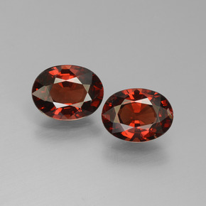 Deep Red Pyrope Garnet Gem - 1.4ct Oval Facet (ID: 451753)