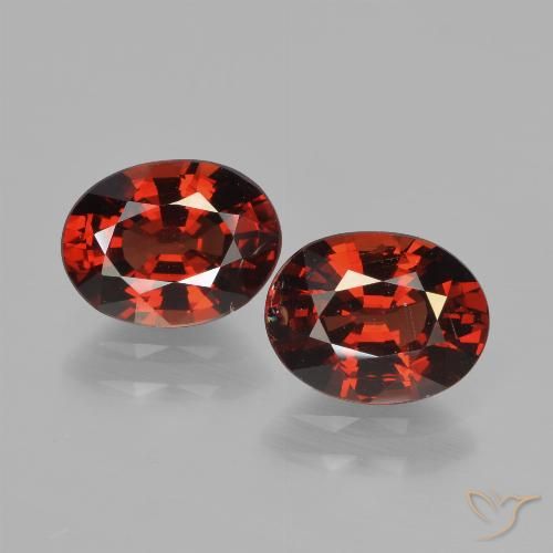 3.06 ct Oval Cut Pyrope Garnet, 7.9 x 6 mm From Mozambique, Photo A