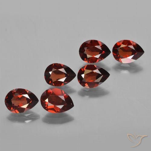 4.77ctw Natural Merlot Red Pyrope Garnet, Pear Shape, VVS-VS