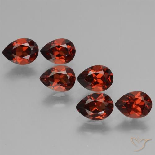 5.33ctw Natural Merlot Red Pyrope Garnet, Pear Shape, VS