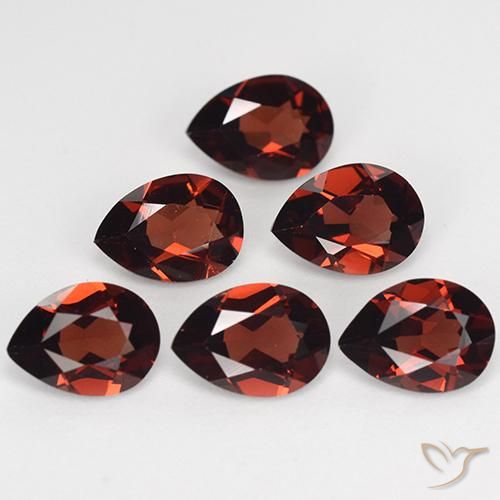 4.77ctw Natural Deep Red Pyrope Garnet, Pear Shape, VVS-VS
