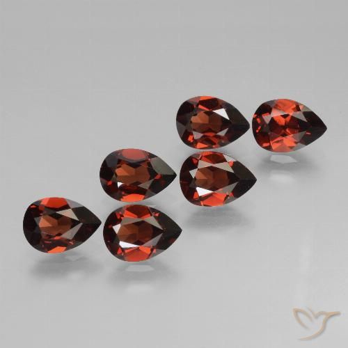 5.02ctw Natural Deep Red Pyrope Garnet, Pear Shape, VVS-VS