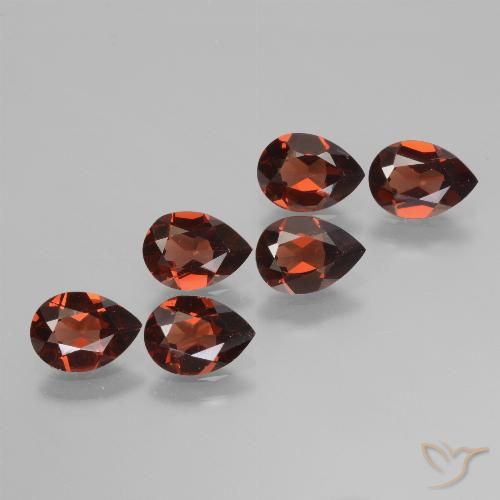 4.61ctw Natural Deep Red Pyrope Garnet, Pear Shape, VVS-VS