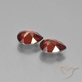 Pyrope Garnet Gemstones in 7 x 5 mm (calibrated) Size for Sale, Pyrope Garnet Stones in Merlot Red Color