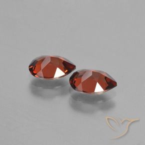 Pyrope Garnet Gemstones in 7 x 5 mm (calibrated) Size for Sale, Pyrope Garnet Stones in Merlot Red Color
