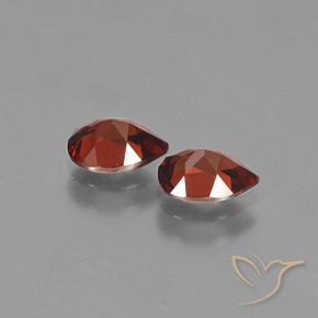 Pyrope Garnet Gemstones in 7 x 5 mm (calibrated) Size for Sale, Pyrope Garnet Stones in Dark Red Color