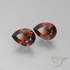 1.81 ctw Red Pyrope Garnet Stones, Natural Pyrope Garnet in Pear Facet Shape for Sale