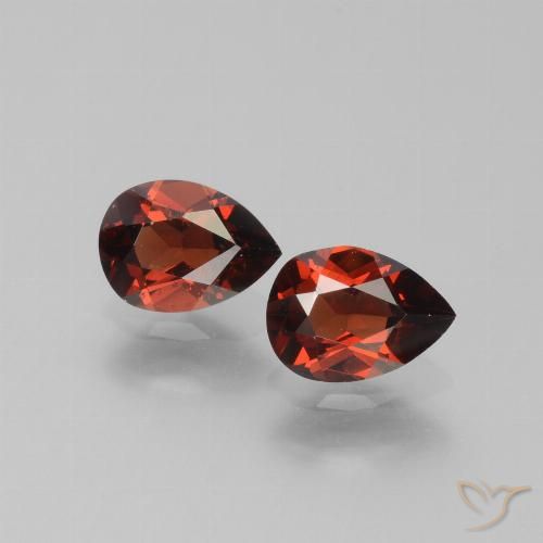 1.80ctw Natural Medium Red Pyrope Garnet, Pear Shape, VS