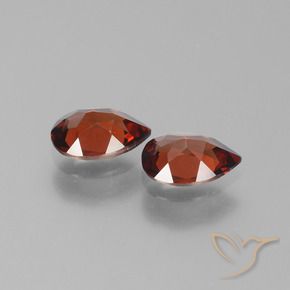 Pyrope Garnet Gemstones in 7 x 5 mm (calibrated) Size for Sale, Pyrope Garnet Stones in Dark Red Color