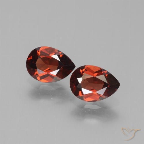 1.82ctw Natural Merlot Red Pyrope Garnet, Pear Shape, VVS