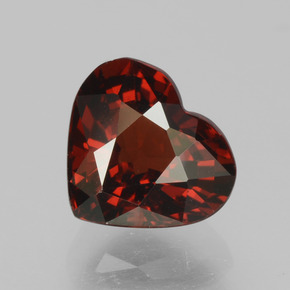 1.8ct Heart Facet Red Pyrope Garnet Gem for sale 1.8ct Heart Facet Red Pyrope Garnet Gem (ID: 456095)