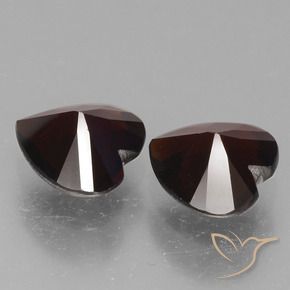 Pyrope Garnet Gemstones in 6 x 6 mm (calibrated) Size for Sale, Pyrope Garnet Stones in Blackish Red Color