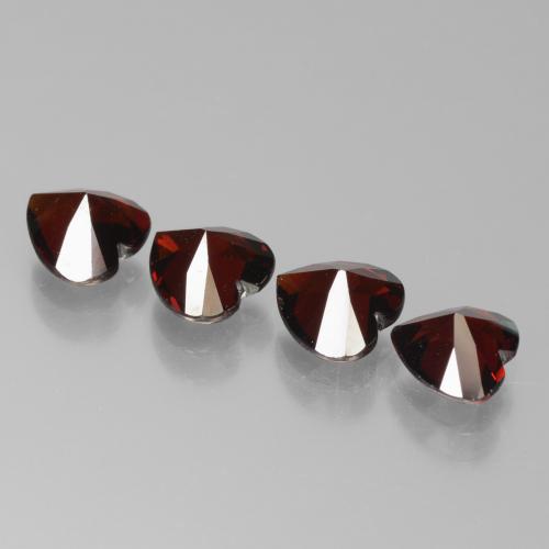 Pyrope Garnet Gemstones in 6.1 x 6.1 mm Size for Sale, Pyrope Garnet Stones in Blackish Red Color