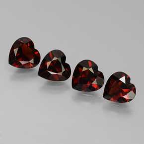 0.8ct Heart Facet Red Pyrope Garnet for sale thumb image of 0.8ct Heart Facet Red Pyrope Garnet (ID: 456794)