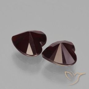Pyrope Garnet Gemstones in 6 x 6 mm (calibrated) Size for Sale, Pyrope Garnet Stones in Deep Red Color